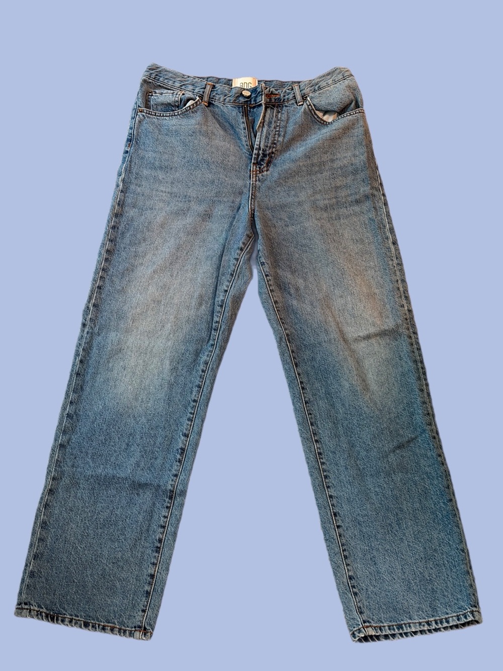 BDG Light Blue Women's Straight-Leg Jeans